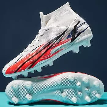 35-47 мужские футбольные бутсы большого размера с искусственным газоном и длинными ногтями, молодежные профессиональные тренировочные бутсы, детские футбольные бутсы 35 синий