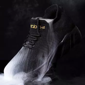 35-47Женские носки больших размеров, тканые кроссовки для бега, повседневные дышащие кроссовки, мужские кроссовки 35 чёрный/разноцветный