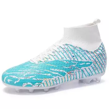 35-48 футбольные бутсы унисекс Labes с длинными ногтями, высокоэластичные, макет для тренировок, искусственный Captine, спортивные тренировки на открытом воздухе, детские футбольные кроссовки 35 чёрный