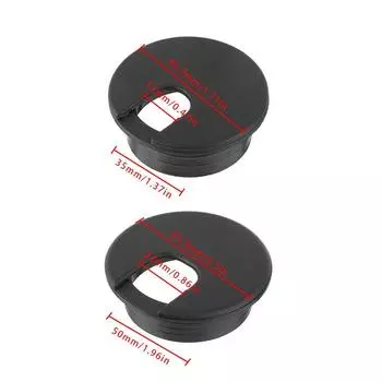 35/50 мм заглушки для отверстий для проводов люверсы для компьютерного стола заглушка для кабельного отверстия заглушка мебельная линия аккуратный держатель для хранения практичная фурнитура
