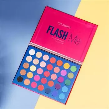 35 цветов, естественная матовая перламутровая палитра теней для век, легко окрашивается, долговечная красота, косметика для макияжа