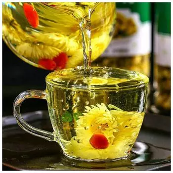 35 г органический чай с плодами хризантемы, китайский натуральный травяной чай с верхними цветами, консервированный