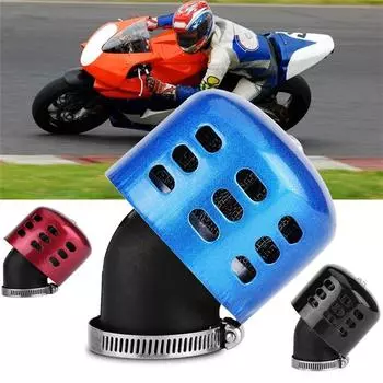 35-миллиметровый модифицированный комплект впускного индукционного фильтра для мотоцикла 100-150CC красный