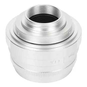 35-миллиметровый объектив с ручной фокусировкой F1.6 C Mount, большой светосилой, ручной фокусировкой и фиксированным фокусным расстоянием для беззеркальных камер