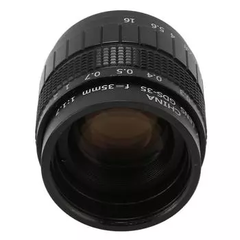 35 мм 23 объектив с ручной фокусировкой F1.7 с большой апертурой и фиксированным фокусом для беззеркальных фотокамер с креплением C чёрный