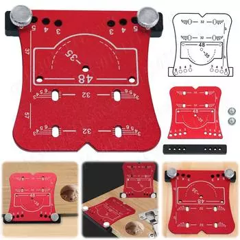 35 мм быстрое точное сверление и монтаж петель направляющая для сверления петель шаблон для петель локатор для пробивания отверстий для монтажа дверных петель серебряный