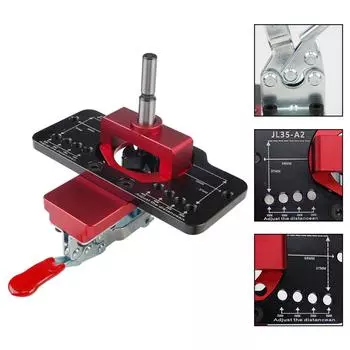 35 мм шарнирное приспособление для сверления отверстий, шарнирное приспособление, направляющая для сверла, локатор, приспособление для шарнира шкафа для двери разноцветный