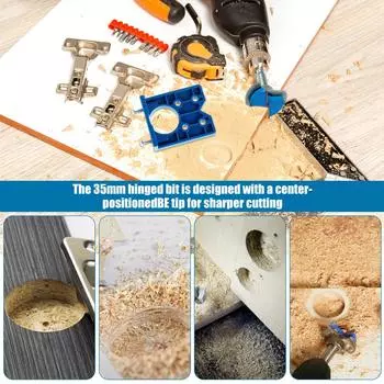 35 мм зажим для отверстия петли направляющая для сверления позиционер скрытый шарнир DIY деревообрабатывающий открыватель двери шкаф аксессуары инструменты