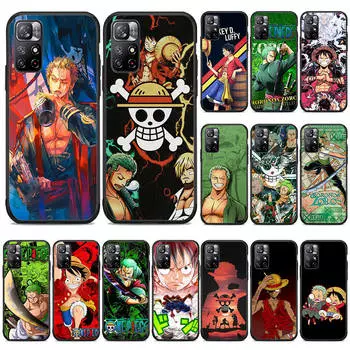 35 One Piece Luffy Zorro Case для Xiaomi Redmi A3 13C 10A 10C 12C 9A 9C 9T A3X Note 13 8 9 10 11 12 Poco F5 F6 C51 M6 X3 X6 C65 C50 C55 Pro Plus 4G 5G