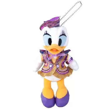 35-я годовщина Tokyo Disney Resort! Празднование плюшевых значков и цепочек с плюшевыми игрушками! (Дейзи Дак) (Курортный эксклюзив)