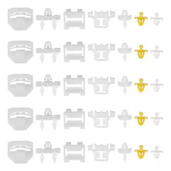 35 шт. Клипсы боковых молдингов для Mercedes-Benz серии 190 W201 190E 190D A0069883578