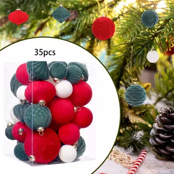 35 шт. подвески-шармы, рождественские подвески, многофункциональные многоразовые рождественские украшения, шары для Color Mixing