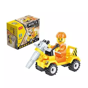 35 шт. строительные блоки для дрели, детская игрушка в подарок