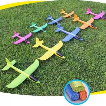 35 см DIY ручной бросок игрушечный самолет модель самолета детская игрушка ручной запуск метательный планер самолет вечерние игры