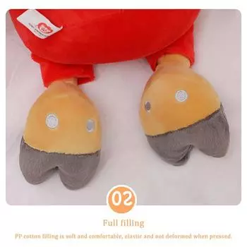 35 см мультфильм цельные плюшевые игрушки Чоппер плюшевая кукла мягкая аниме милая игрушка красный