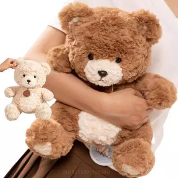 35 см высококачественная плюшевая кукла-медведь, милый толстый плюшевый медведь, украшение для дома для мальчиков и девочек, рождественский подарок about 35cm