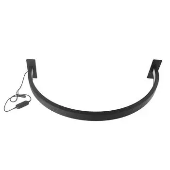 35 Вт черная полумесяц настольная лампа для наращивания ресниц 3000K до 6000K светодиодная настольная лампа для микроблейдинга ногтей US Plug