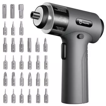 35 в 1 прецизионный электрический набор отверток, набор электроинструментов, перезаряжаемые беспроводные беспроводные магнитные биты для ремонта дома и домашнего хозяйства black set