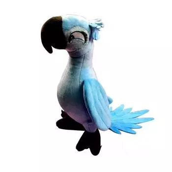 35CM New Rio 2 Movie Cartoon Plush Toys Blue Parrot Blu & Jewel Bird Dolls Christmas Gifts for Kids Plush Toy 35cm синий