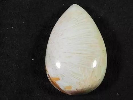 35Cts. Розовый сколоцит груша лечебный кристалл кабошон россыпью драгоценный камень 19X33X9MM SK-2464