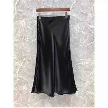 35l13 Заказать Классическое платье цвета шампанского Ацетат Black single fork M