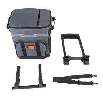 35л передвижной холодильник с колесами и ручкой, большая емкость, изолированная мягкая сумка-холодильник для улицы