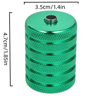 35mm Aluminum Tattoo Machine Handle Grip Tube Adjustable For Cartridge Tattoo Needle Rotary Coil Tattoo Machine Gun Handle Grip светло-зеленый