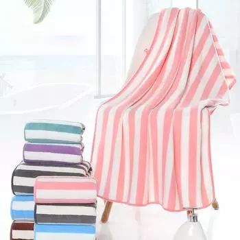 35x75 см Взрослое банное полотенце Впитывающее Быстросохнущее Толстое полотенце Спа Обертывание для тела Лицо Волосы Большая пляжная салфетка Инструменты для ванной 35X75cm коричневый