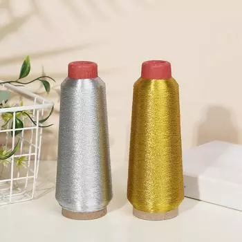 3600 м ручная яркая шелковая золотая нить серебряная нить компьютерная вышивка крестиком шелковая нить DIY золотая и серебряная нить серебряный