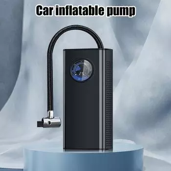3600 мАч Автомобильный воздушный компрессор, автошины, шарики, электрический насос для накачивания шин, 7,4 В, портативный чёрный