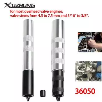36050 Комплект для снятия и установки сухарей клапанов для двигателей со штоками клапанов от 4,5 мм до 7,5 мм и от 5/16 до 3/8 серебряный