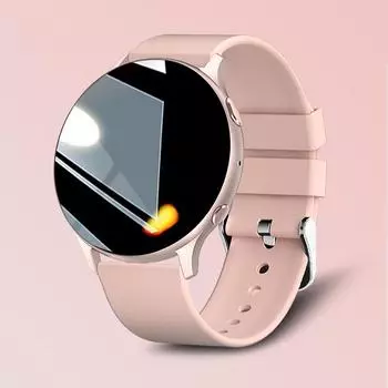 360*360 Full Touch Bluetooth Call Smart Watch для мужчин и женщин с функцией определения температуры тела и голосовым помощником Водонепроницаемые Smartwatch + коробка