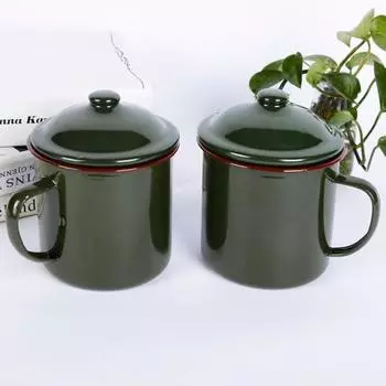 360/500/660 мл молочная кружка антикоррозийная здоровая экологичная ретро кружка для воды с крышкой бытовые принадлежности 8 cm