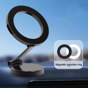 360 Degree Rotate Foldable Magnetic Car Phone Holder Adjustable Phone Stand Magnet Mount GPS Support For All phone