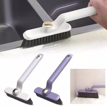 360 Degree Rotating Cleaning Brush Multifunctional Crevice Washing Brush For Tight Space Corners Groove Household Cleaning Tools as picture белый