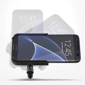 360 Degree Rotation Mobile Phone Stand Bracket Shockproof Aluminum Alloy Bike Motorcycle Phone Mount Cycling Equipment чёрный