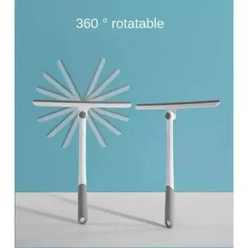 360 Drgree Очистка с помощью распылителя для протирания душевых экранов, чистка окон, экономичные инструменты, многоцелевой очиститель для дверей и лобового стекла автомобиля белый