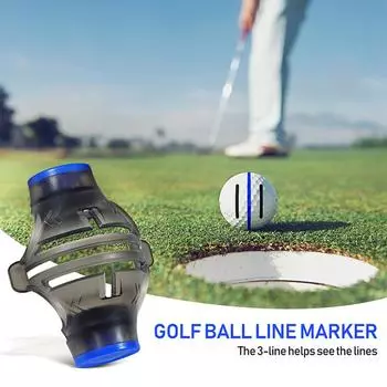 360 ° Golf Ball Line Marker Drawing Tool Precision Golf Marking Stencil Professional Balanced Ball Line Marks Tool For Golfers