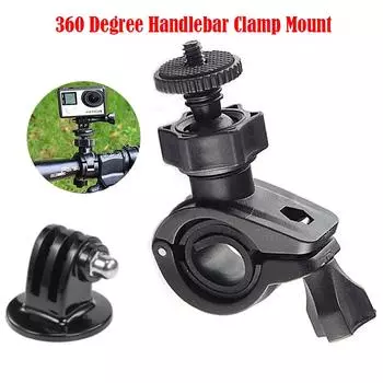 360-градусный зажим для руля, крепление на стойку для велосипеда, мотоцикла, камер Insta360 X4 Go3 X3 Ace Pro GoPro Hero 12 11 DJI Action 4
