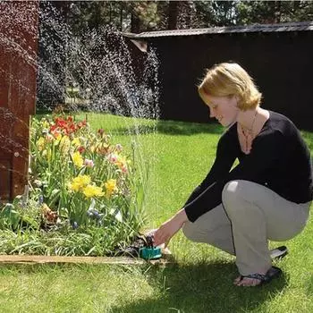 360 градусов садовый автоматический многофункциональный дождеватель Садовые газонные дождеватели Охлаждающие дождеватели для крыш Поливочные дождеватели Садовые инструменты