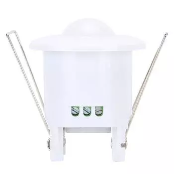 360 градусов встраиваемый автоматический инфракрасный датчик движения PIR с задержкой по времени для потолочного освещения 100240 В