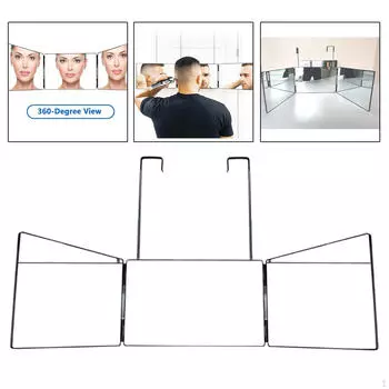 360° используется для самостоятельной стрижки, бритья в душе, макияжа, укладки и окраски.