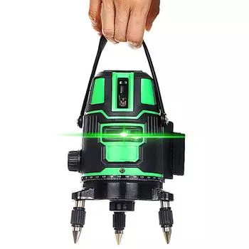 360° лазерный уровень со штативом самовыравнивающийся перекрестный лазерный зеленый горизонтальный луч для строительной напольной плитки
