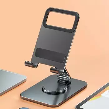 360° металлический настольный мобильный держатель телефона KutumyQC подставка для iPhone iPad Xiaomi регулируемый настольный держатель планшета подставка для сотового телефона