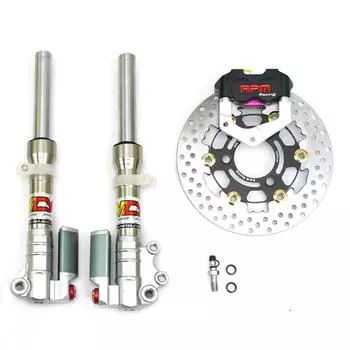 360 мм 27 основных об/мин мотоцикл передняя вилка амортизатор для Yamaha RSZ JOG Niu UQI скутер BWS Zoomer Gy6 электрический скутер