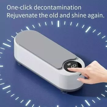 360 ° Очистка Ультразвуковой Очиститель Очков Вибрационный Очиститель Для Кольца Очки Кисть Для Макияжа