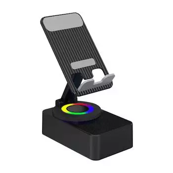 360 Подъем и Вращение 3--1 Подставка для Мобильного Телефона Ленивый Bluetooth Динамик One Size чёрный