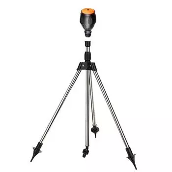 360°Rotary Irrigation Sprinkler Head Telescopic Lawn Watering Sprinkler Tripod Sprinkler Planting