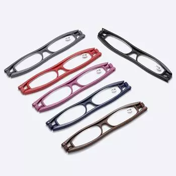 360 ° Rotating Hyperopia Eyewear Glasses Computer Glasses Reading Glasses Presbyopic Glasses black-+150