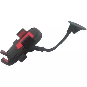 360 rotating multi-function hose square shield suction cup mobile phone holder, car trend portable mobile phone holder красный